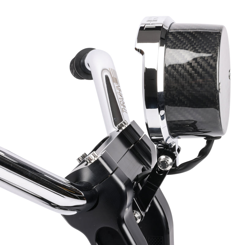 Softail Gauge Relocation - Chrome