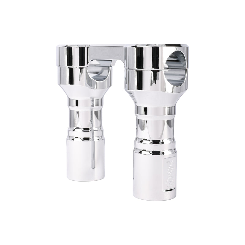 4" - Hole Shot Risers - Chrome
