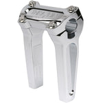 6" Straight Thrashin OG Risers - Chrome- Standard Top Clamp Fitment on Backorder