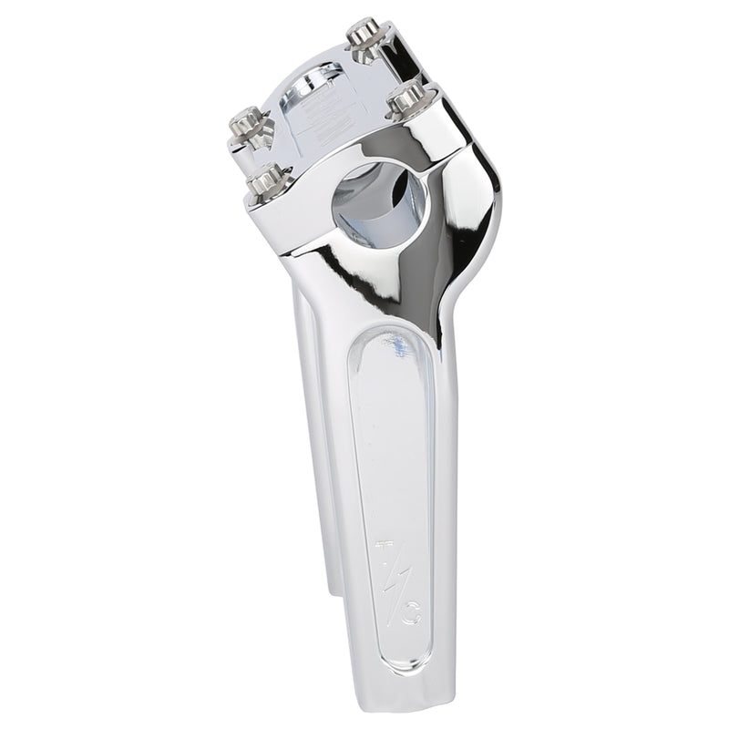 6" Straight Thrashin OG Risers - Chrome- Standard Top Clamp Fitment on Backorder