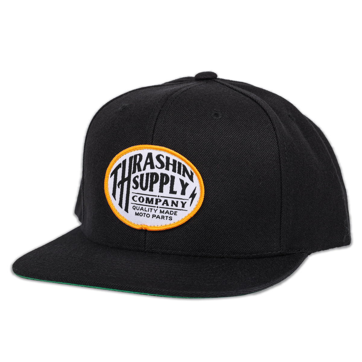 Quality Made Snapback - Black | Structured Flat Bill