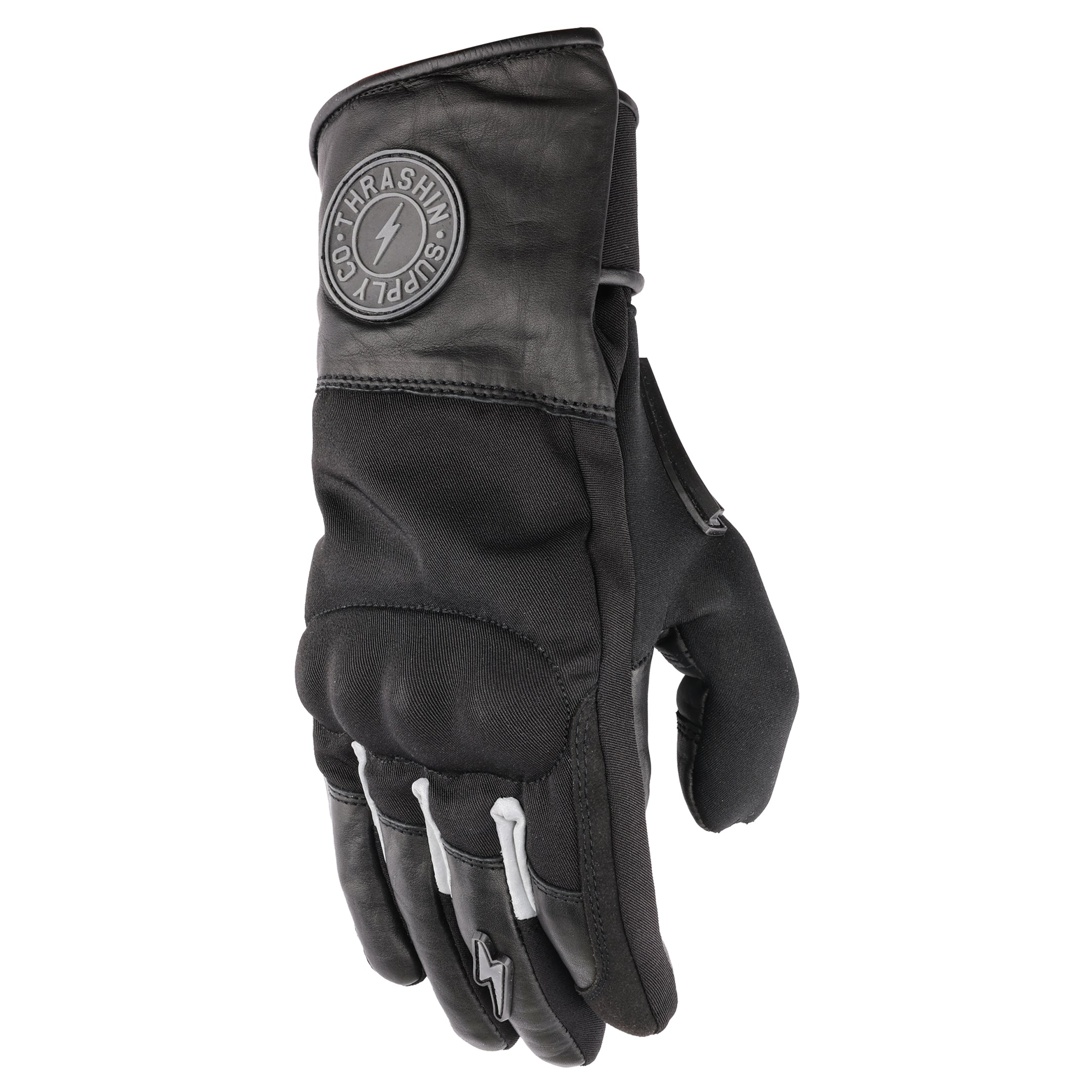 harley handschuhe skull Thrashin Supply CO. Mission Waterproof Gloves - Black