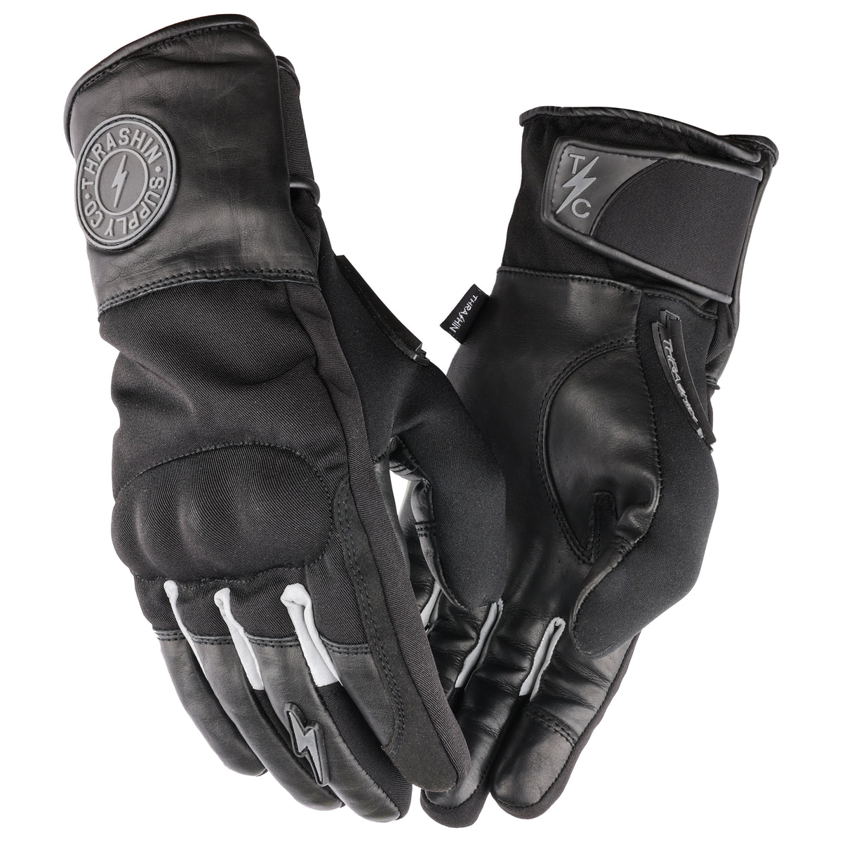 Thrashin Supply Company Waterproof Mission Gloves (XX-Large, Black)