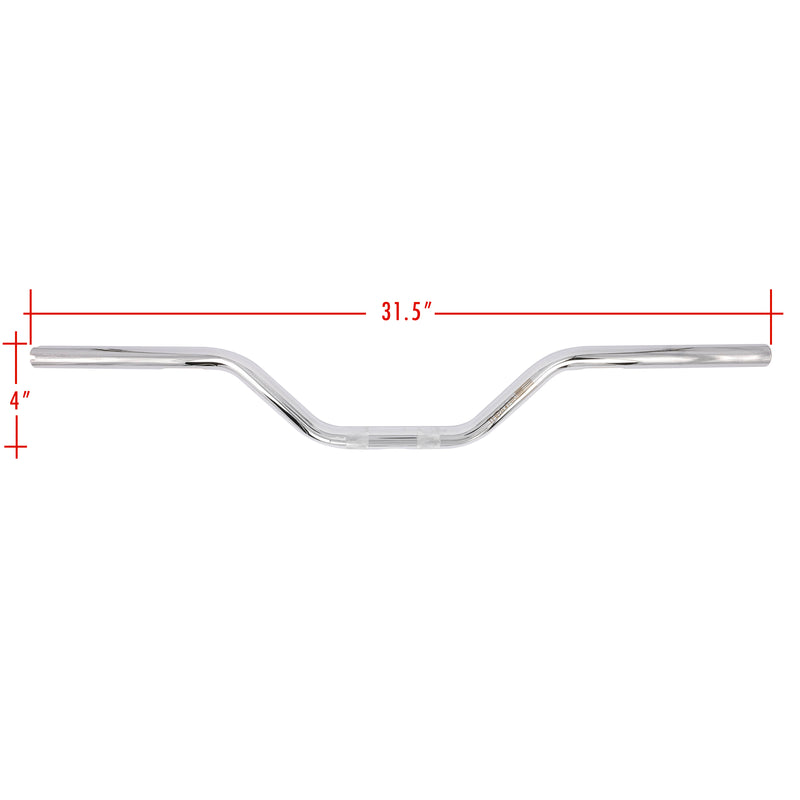 Aggressive Mid Bend - Chrome