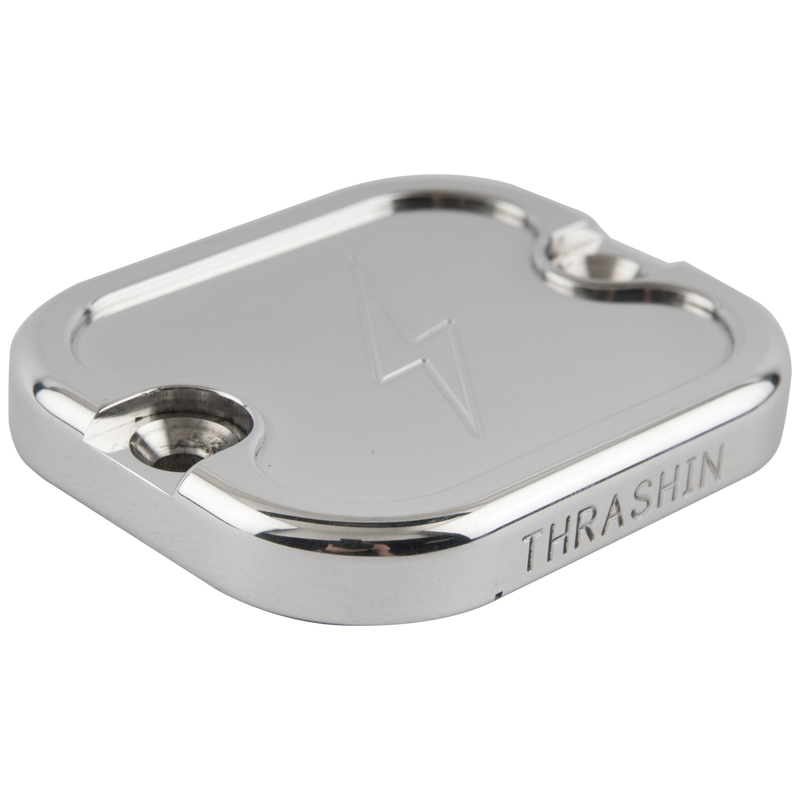 Polished Dished Front Brake Reservoir - Dyna, Softail, and Bagger