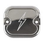 Polished Dished Front Brake Reservoir - Dyna, Softail, and Bagger