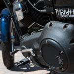 5-Hole Dished Billet Derby Cover - Black
