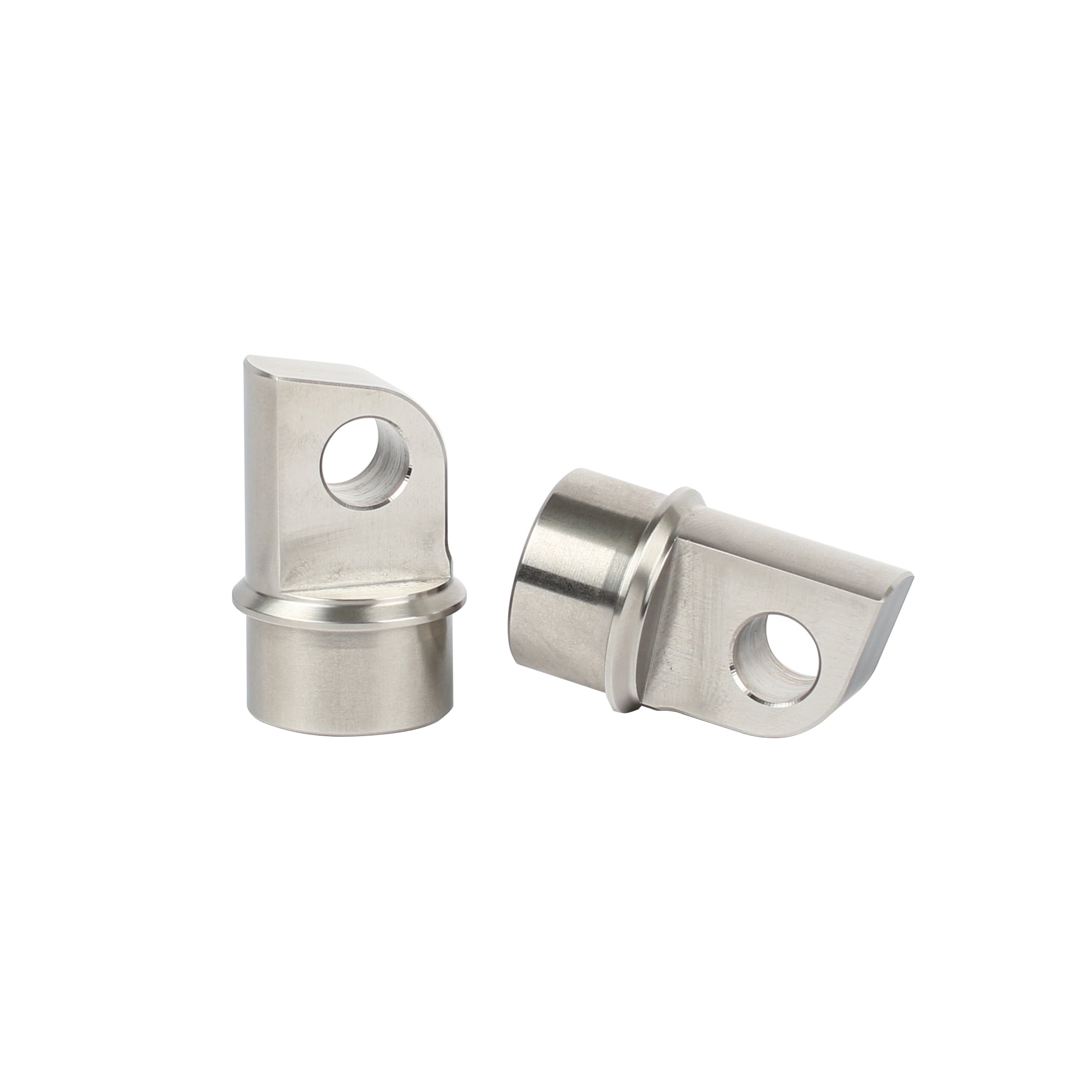 PartsPro Chrome Clevis For Harley Passenger Foot Pegs – Fits 2000-Up Softail (Replaces 50942-00)