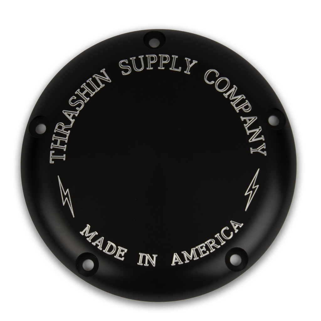5-Hole Billet Derby Cover - Twice Cut