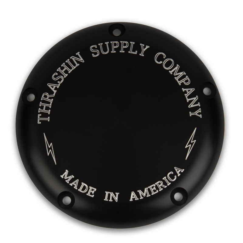 5-Hole Billet Derby Cover - Twice Cut