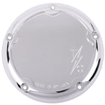 Dished 5 Hole Derby Cover - M8 Softail - Chrome