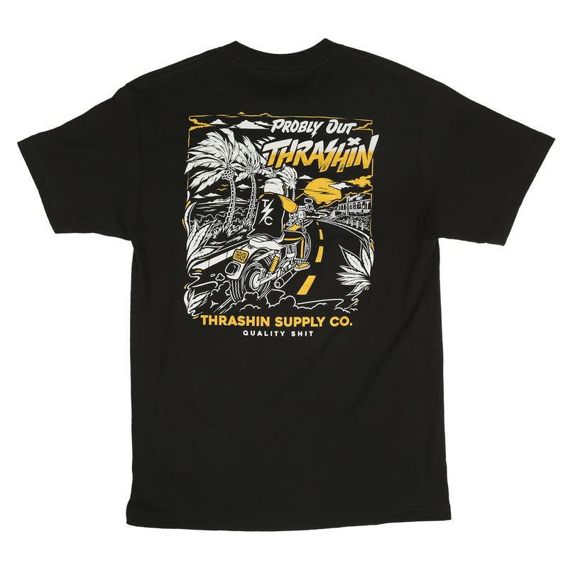 Probly Out Thrashin Tee - Black